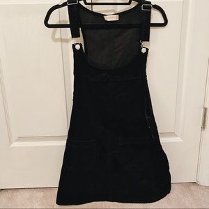 Altar'd State Black Corduroy Dress